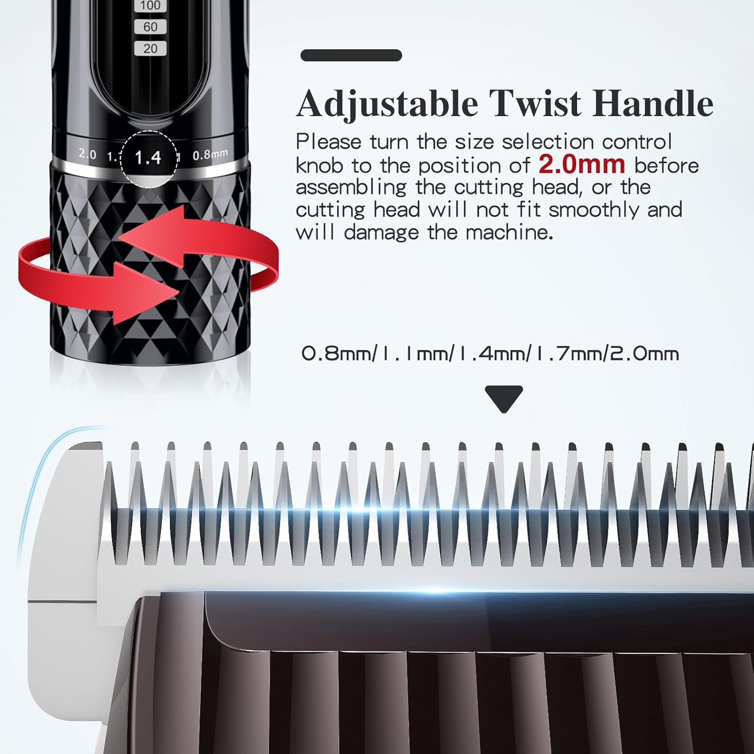 Yiriso Professional Hair Clippers for Men – Waterproof Beard Trimmer with Turbo Power & Adjustable Dial