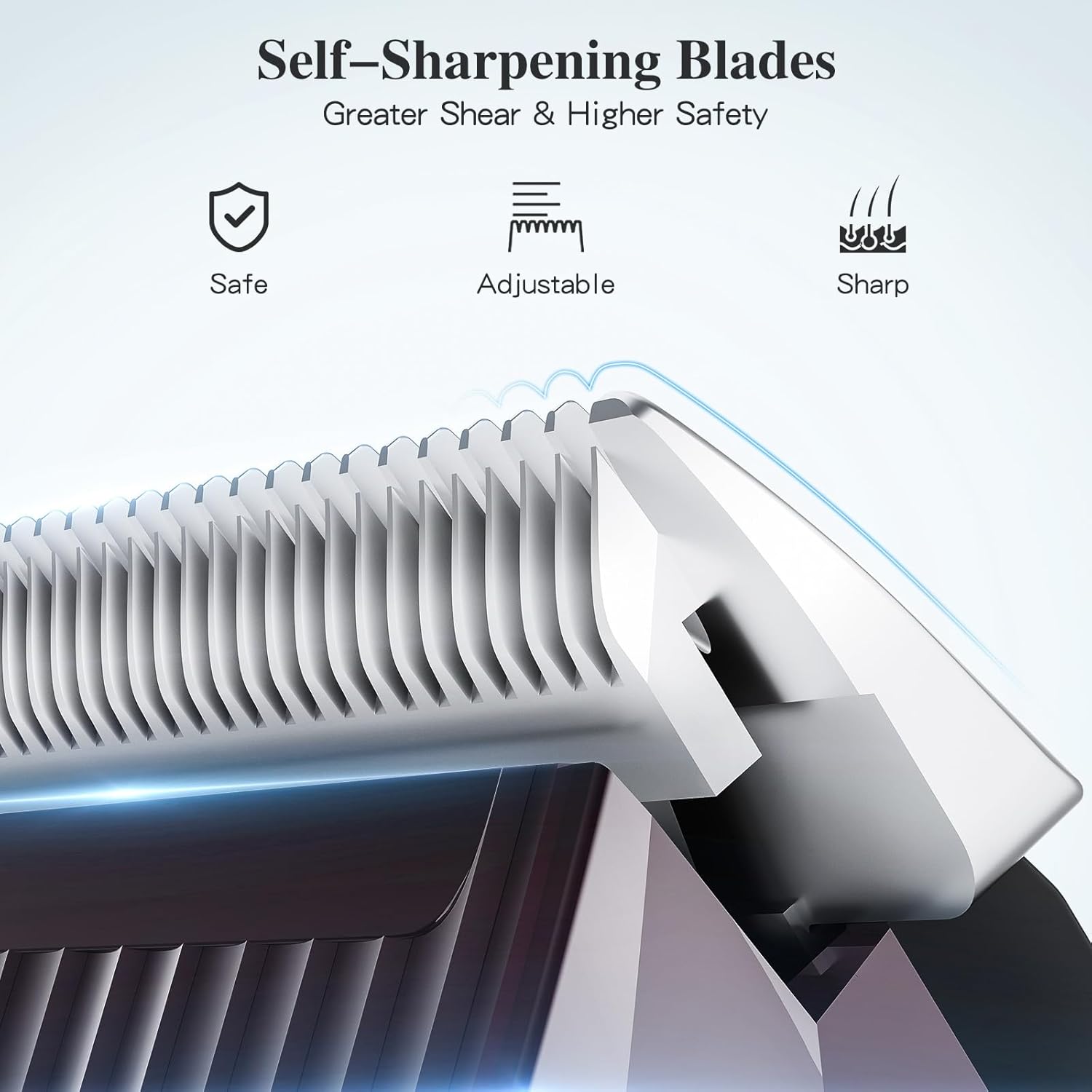 Yiriso Professional Hair Clippers for Men – Waterproof Beard Trimmer with Turbo Power & Adjustable Dial