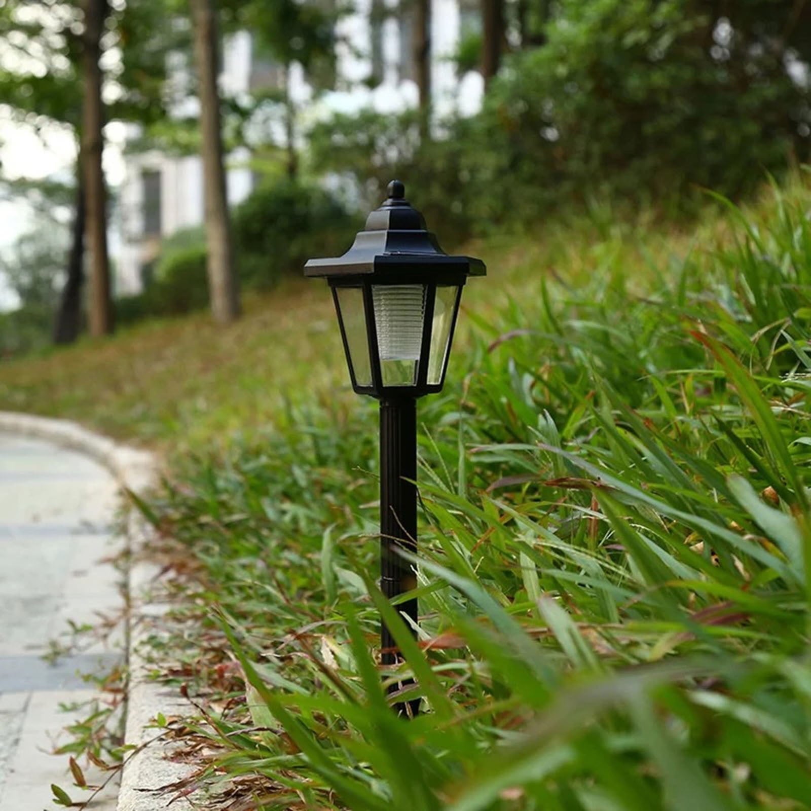 Solar Lantern Post Light Set of 24