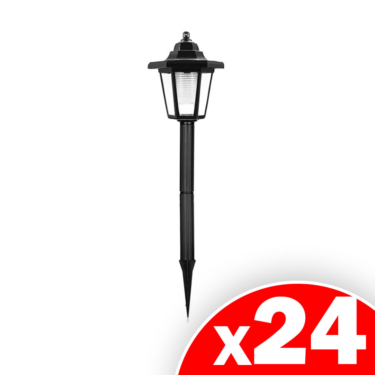 Solar Lantern Post Light Set of 24