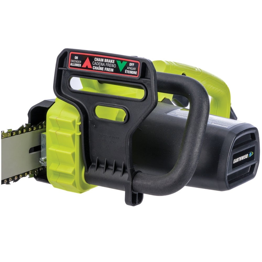 Earthwise CS33114 14-Inch 9-Amp Corded Electric Chainsaw, Green