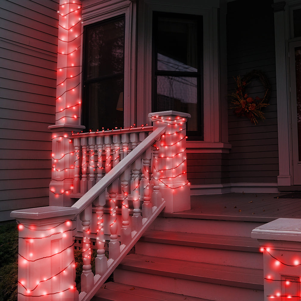 Touch Of Eco 125 Solar Powered LED String Lights, 68 Feet