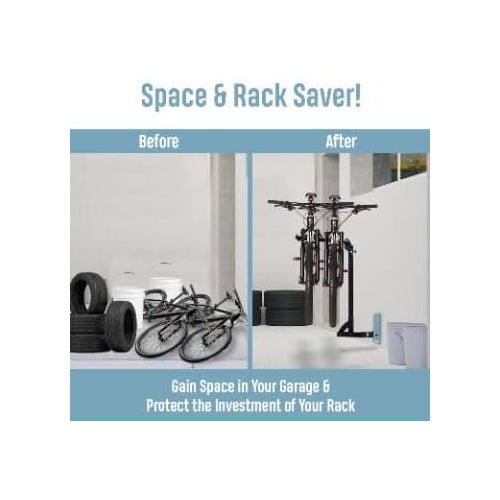 Everest 2 Inch Hitch Wall Mount Rack – Heavy-Duty Bike & Cargo Organizer