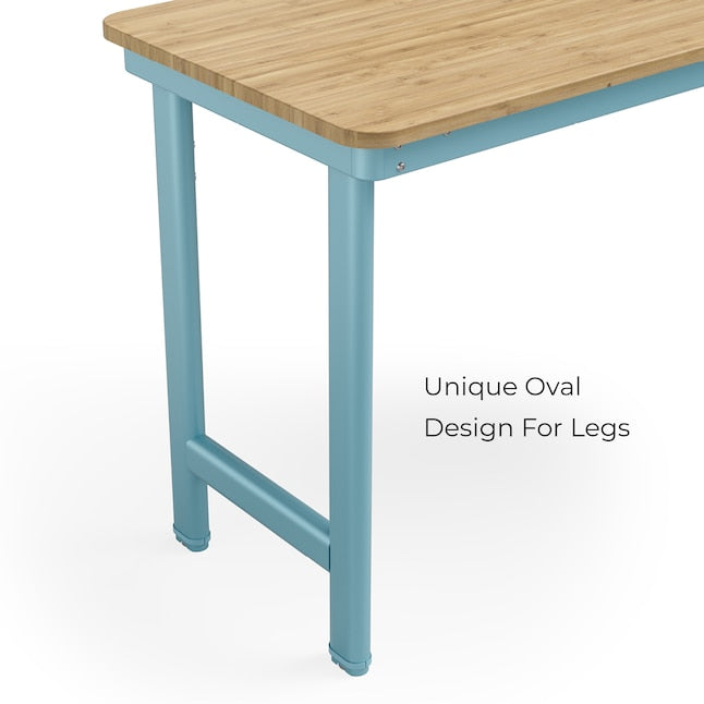 Everest Everest Work Table 44-in W x 32-in H Steel Modern Blue Freestanding Utility Storage Cabinet