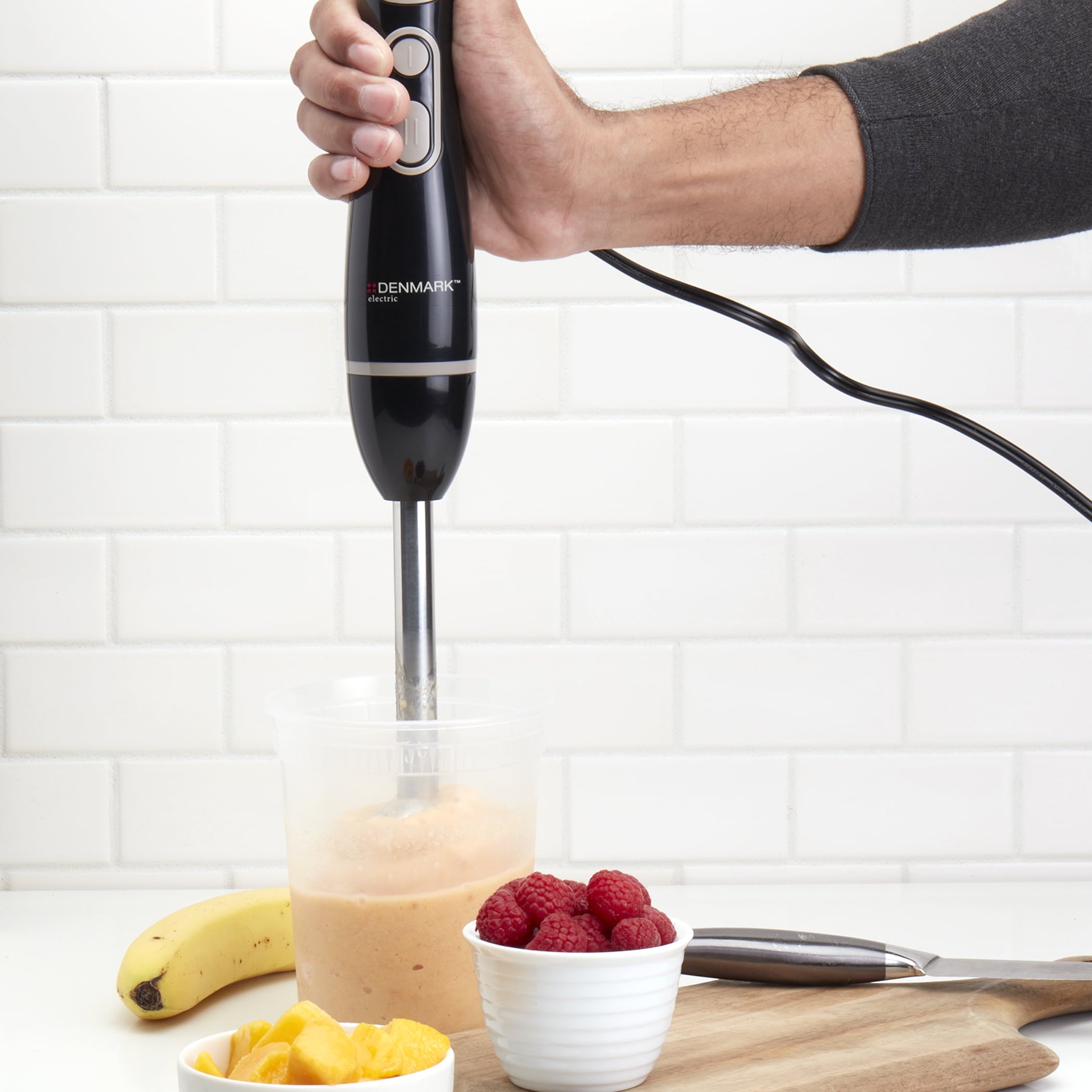 Denmark Electric 2 Speed Hand Held Immersion Blender, Black