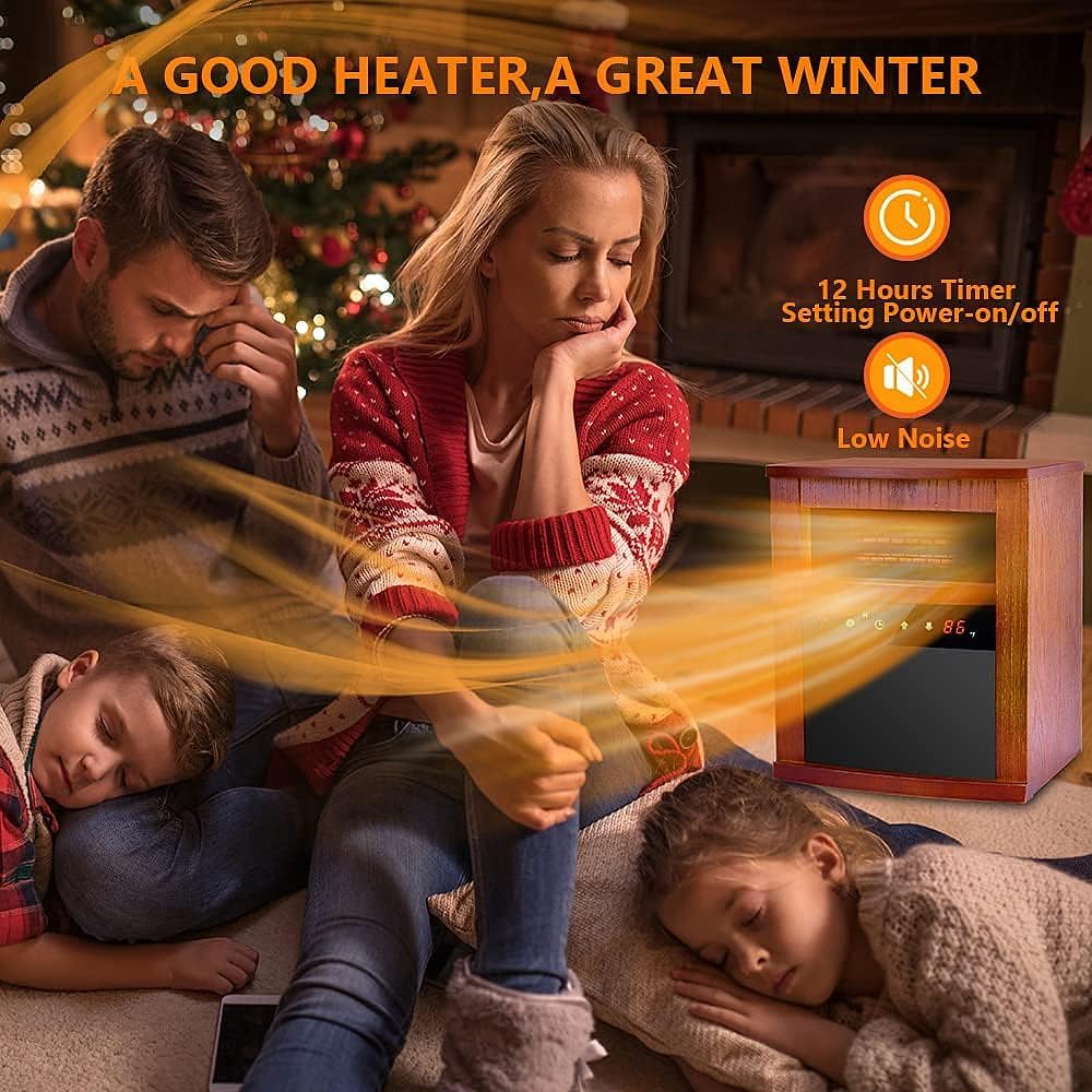 Air Choice 1500W Infrared Heater with Remote Control