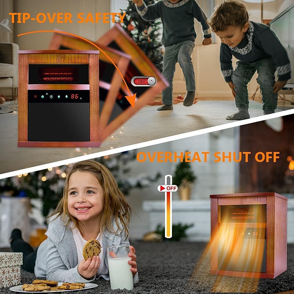 Air Choice 1500W Infrared Heater with Remote Control