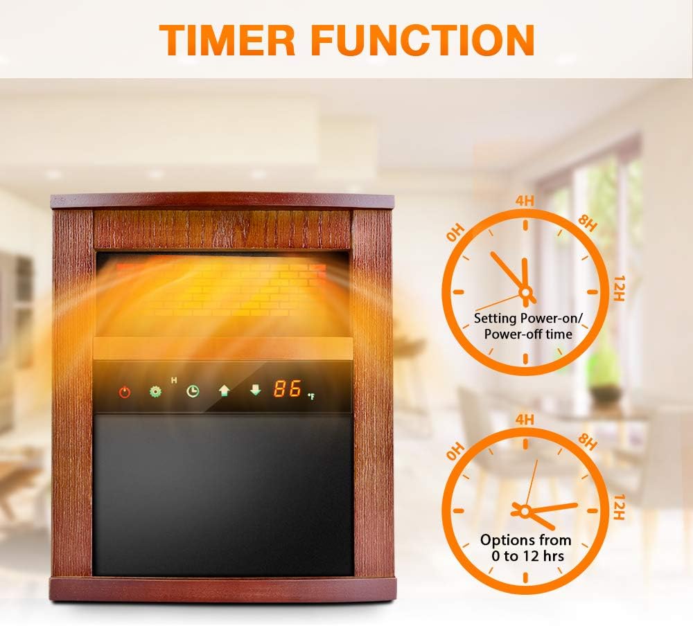 Air Choice 1500W Infrared Heater with Remote Control