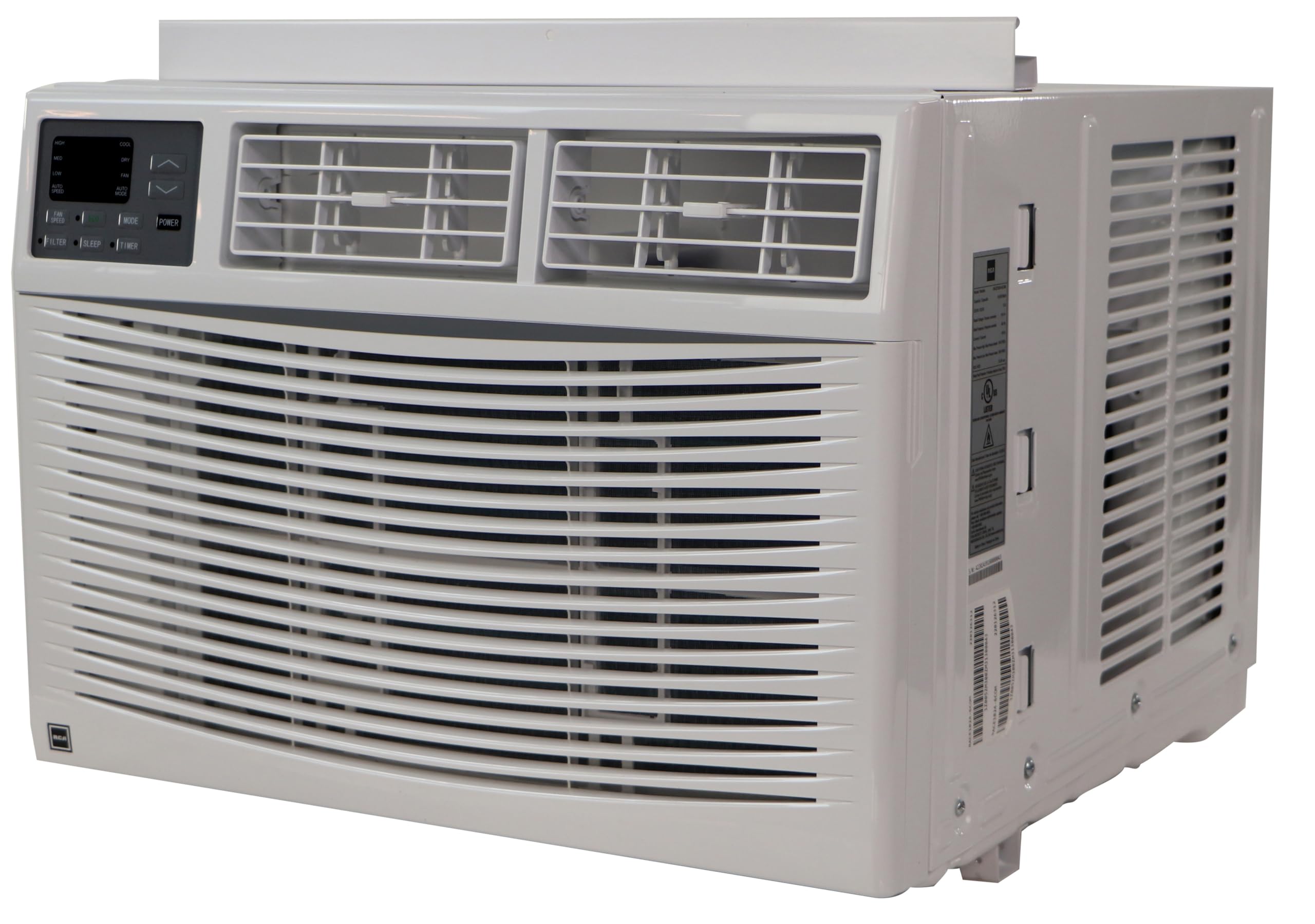 Window Mounted Dehumidifier, 115V, Air Conditioner for Rooms up to 400 Sq. Ft. with Remote Control, 10,000 BTU White