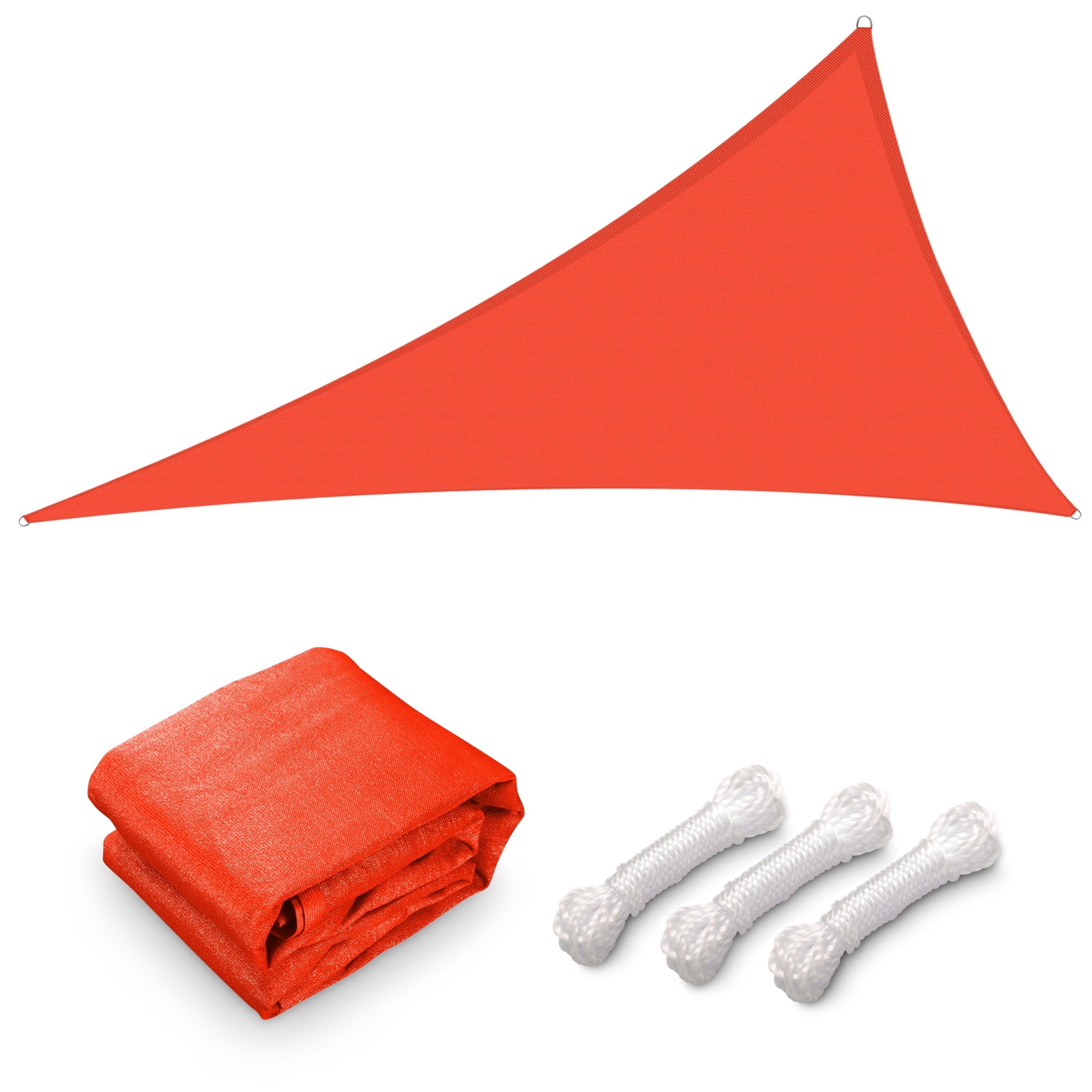 Yescom 25FT Triangle Sun Shade Sail Canopy 97% UV Block Outdoor