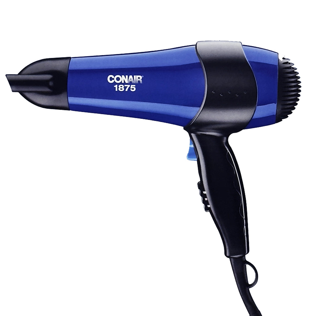 Conair 1875 Watt Turbo Hair Dryer, Blue/Black