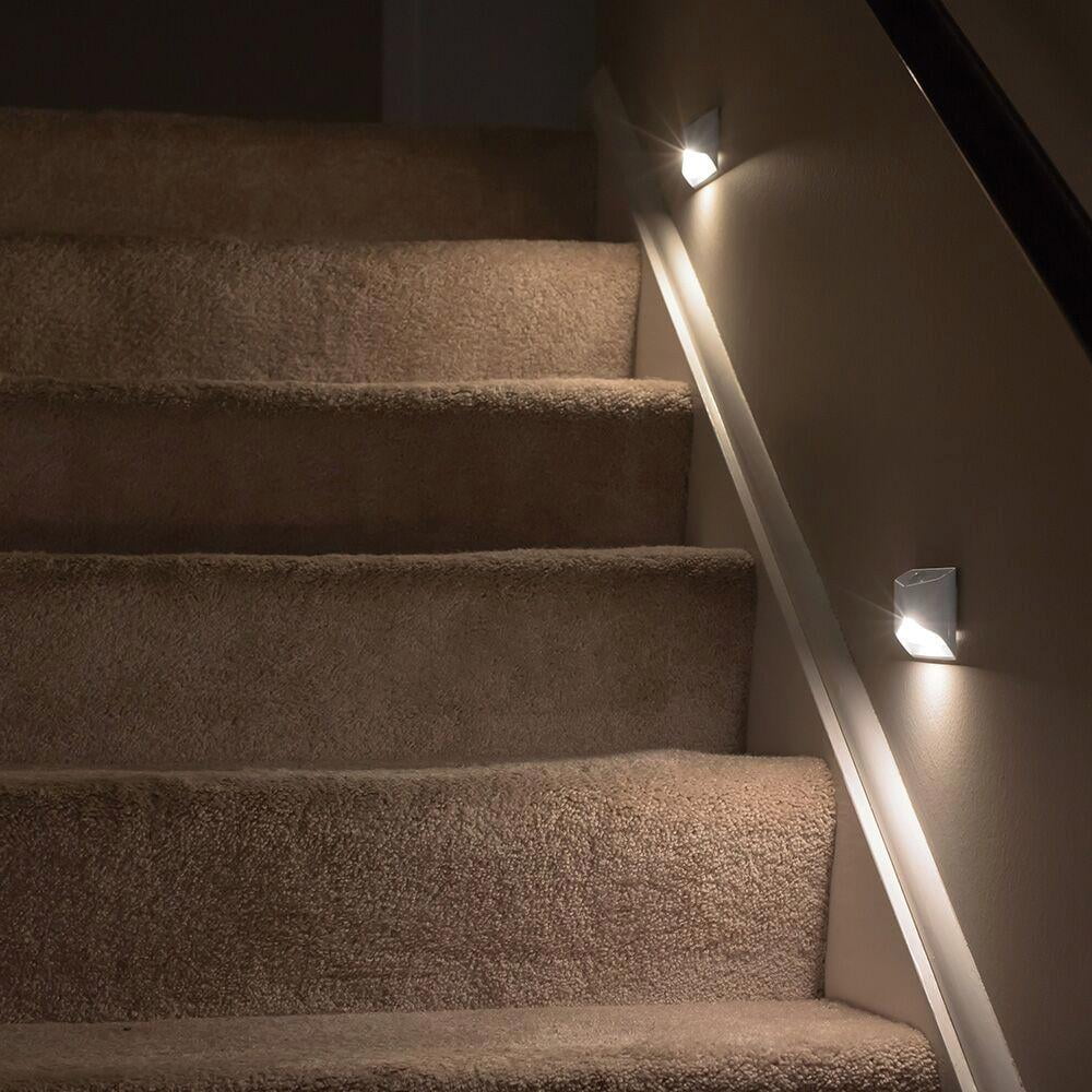 Mr Beams Indoor Battery Powered Motion Activated LED Night Light, 1-Pack White