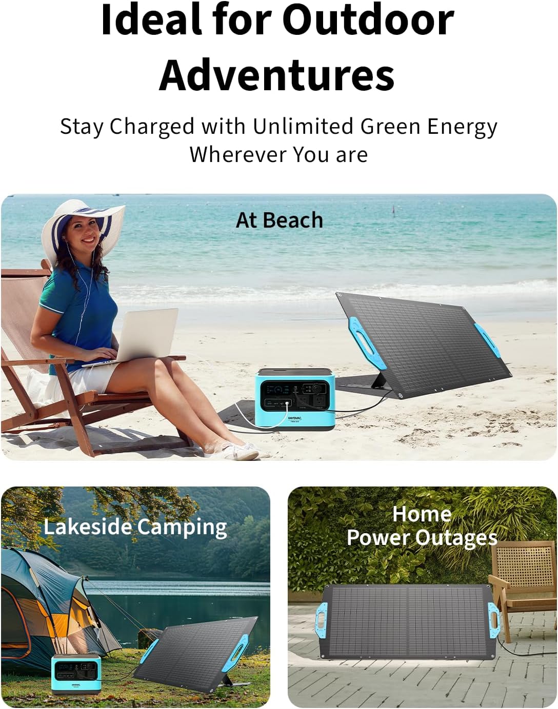 Rayovac Sun Snare 100-Watt Foldable Solar Panel, IP67 Waterproof, Monocrystalline 23% Conversion Rate, Lightweight Integrated Design, Optical Sundial, 9.8-Foot MC4 Charging Cable, Adjustable Kickstand