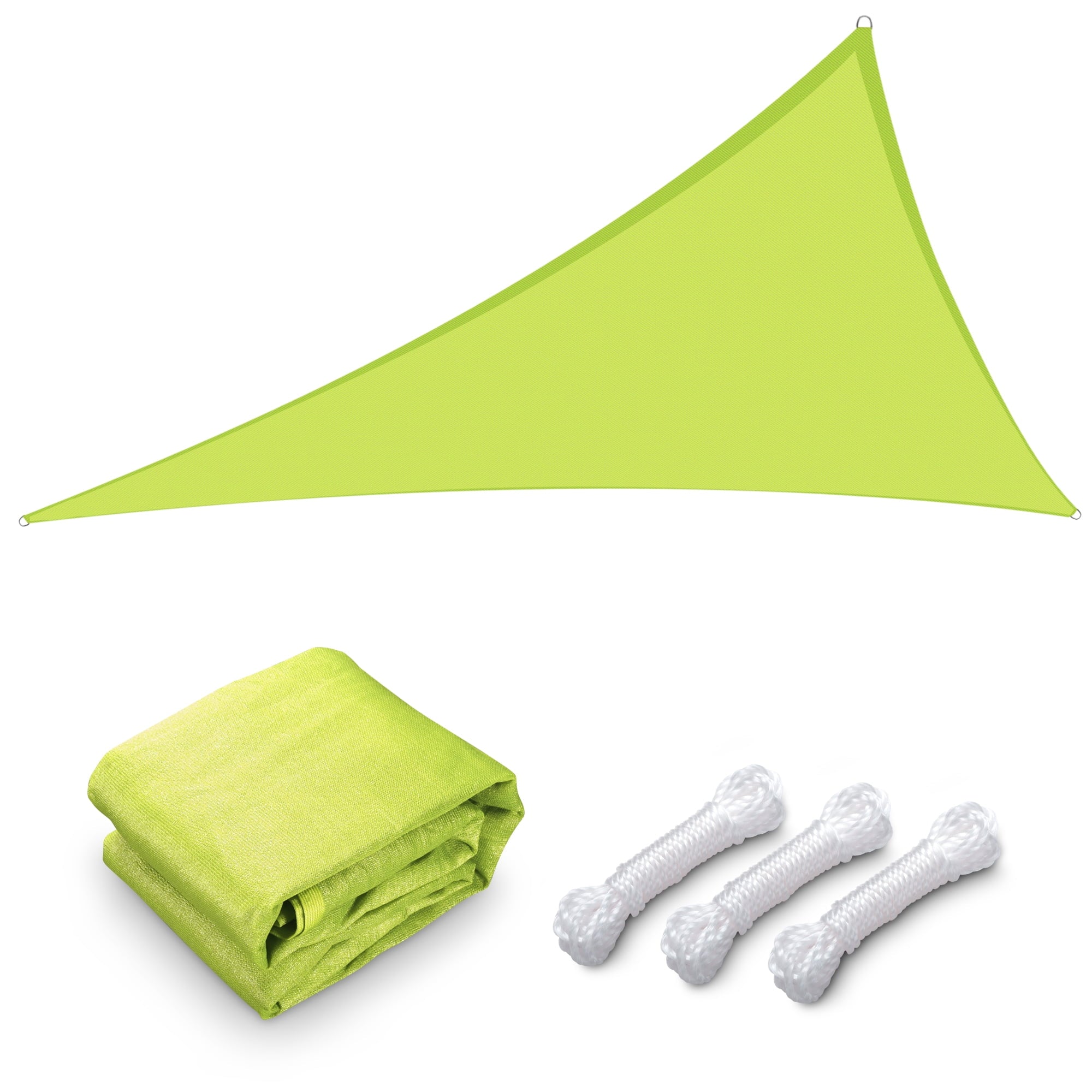 Yescom 25FT Triangle Sun Shade Sail Canopy 97% UV Block Outdoor