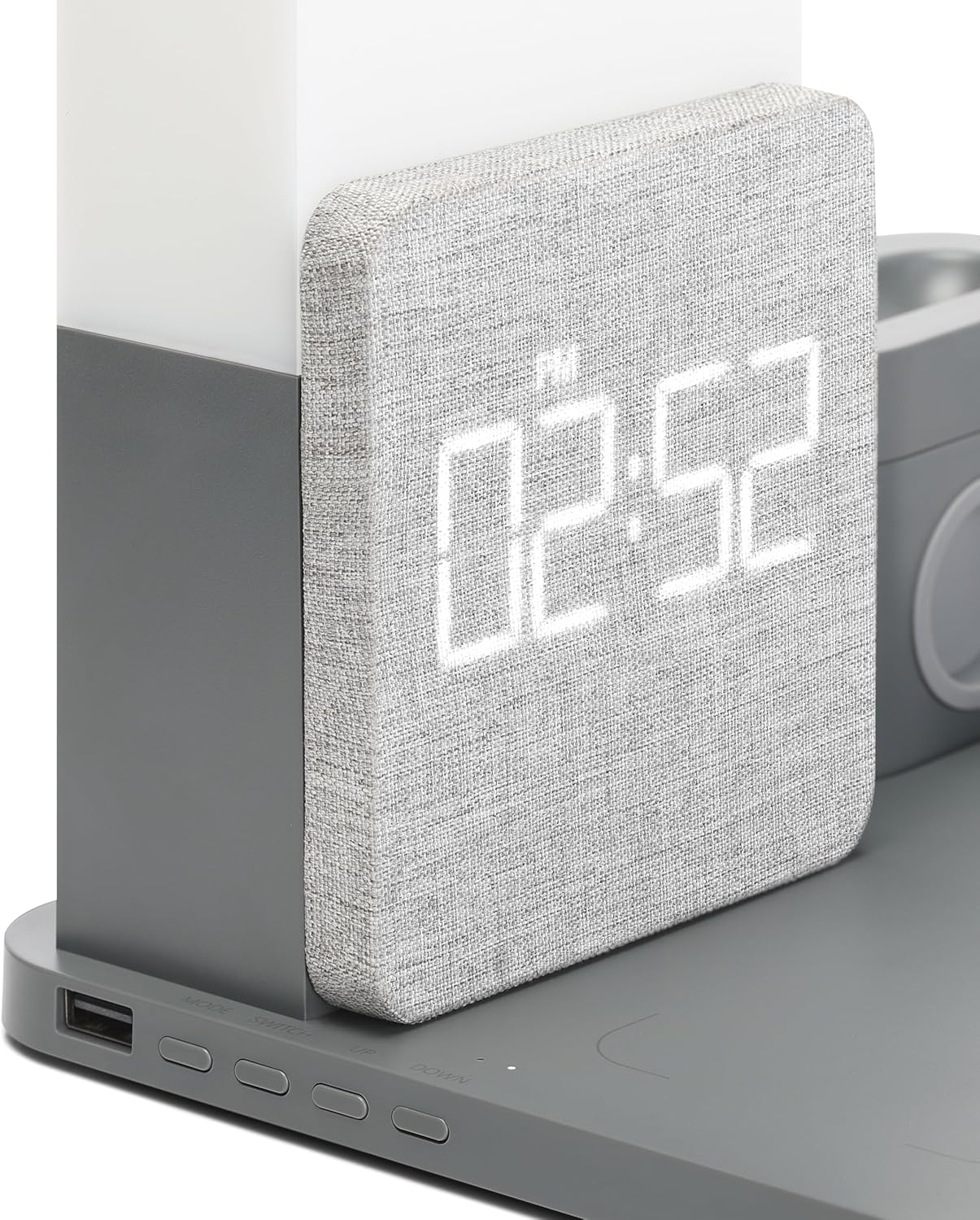 Rumi 6-in-1 Charging Station w/ Alarm Clock, Wireless Charger, 2 Pack