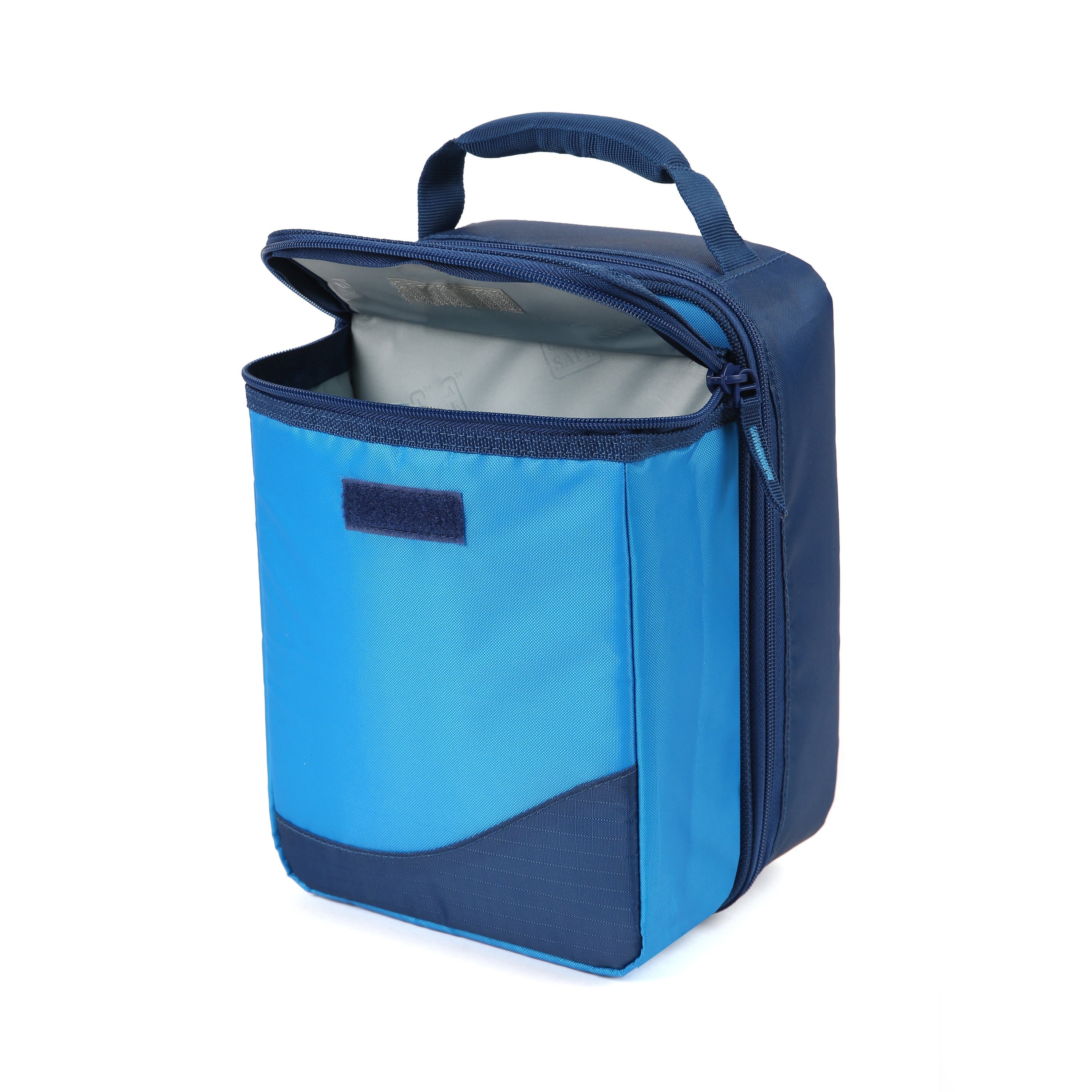 Arctic Zone Expandable HardBody Lunch Box with Hard Liner and Adjustable Divider, Blue