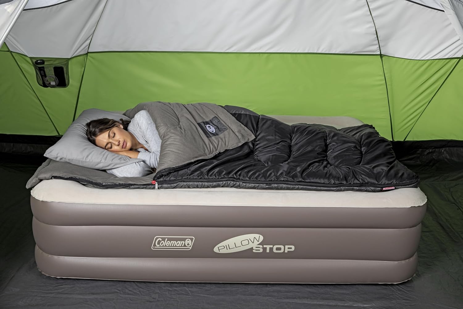 Coleman SupportRest Double-High Twin Air Mattress Twin 18 (With Pump)
