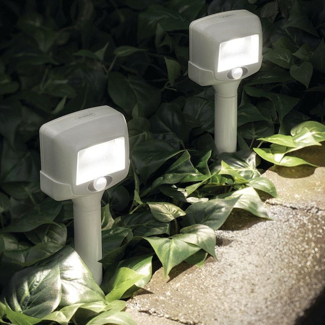Mr Beams Pathway 35-Lumen White Battery-operated LED Outdoor Path Light with Motion Sensor (3500 K)