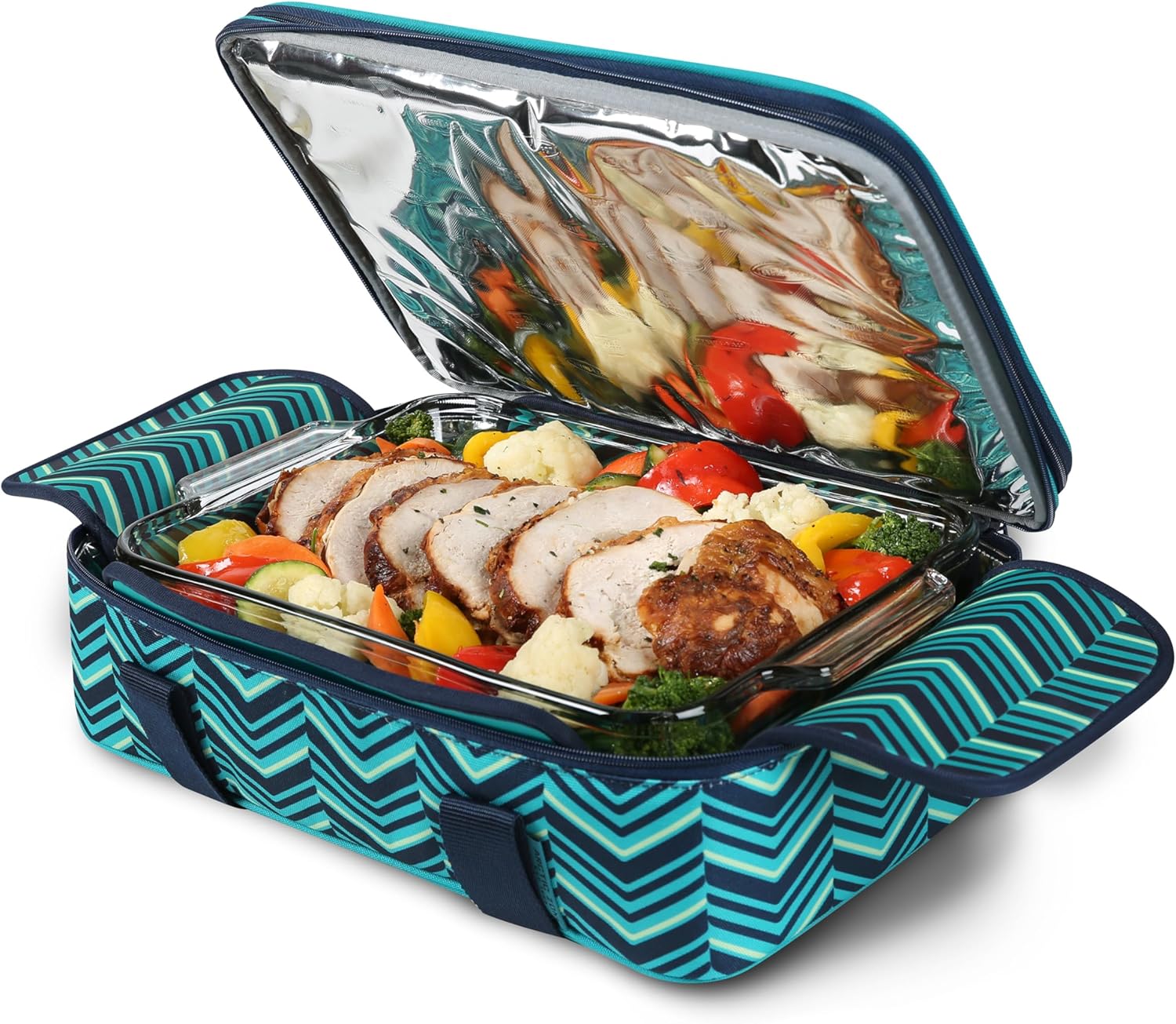 Arctic Zone Expandable Thermal Insulated Food Carrier, Teal