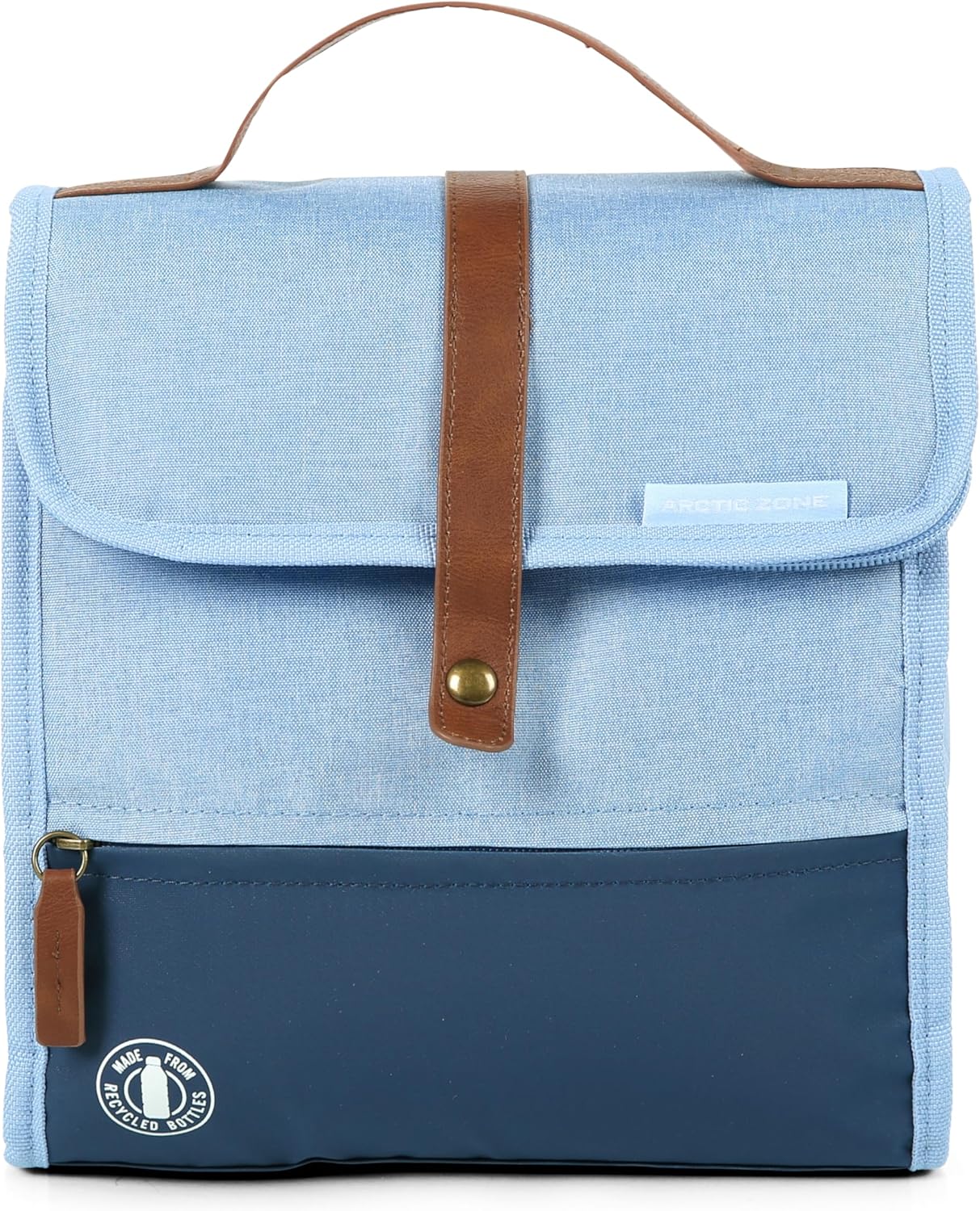 Arctic Zone Heathered Eco Lunch Sack - Blue