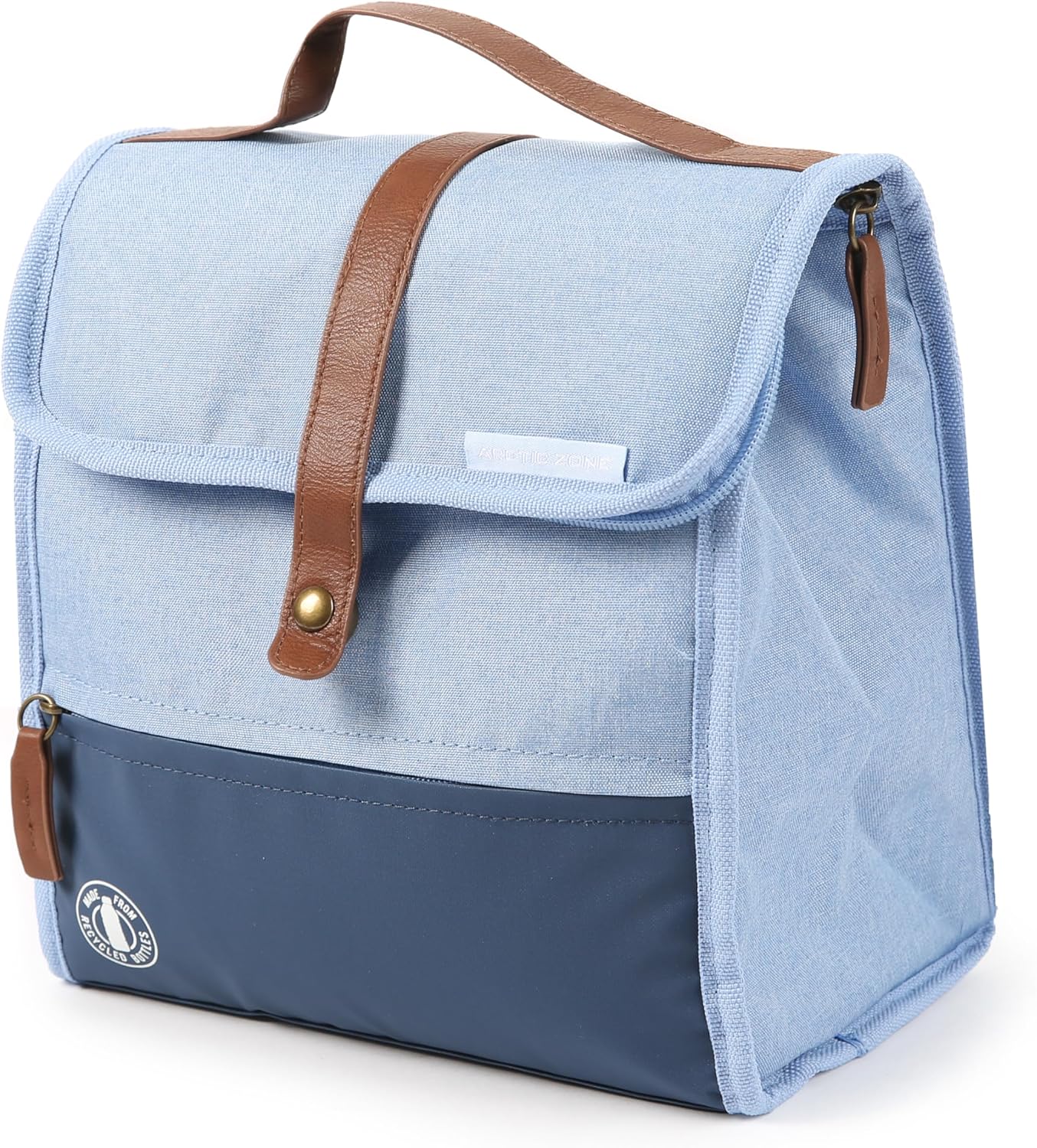 Arctic Zone Heathered Eco Lunch Sack - Blue