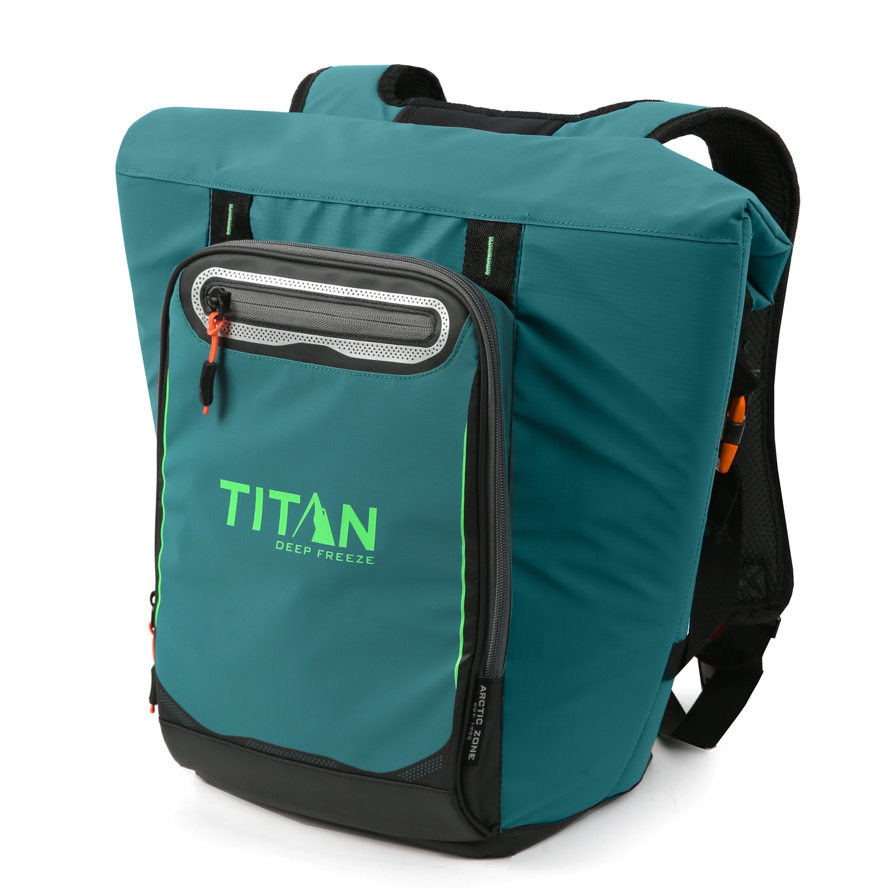 Titan by Arctic Zone 20 Can Rolltop Backpack Cooler - Pine