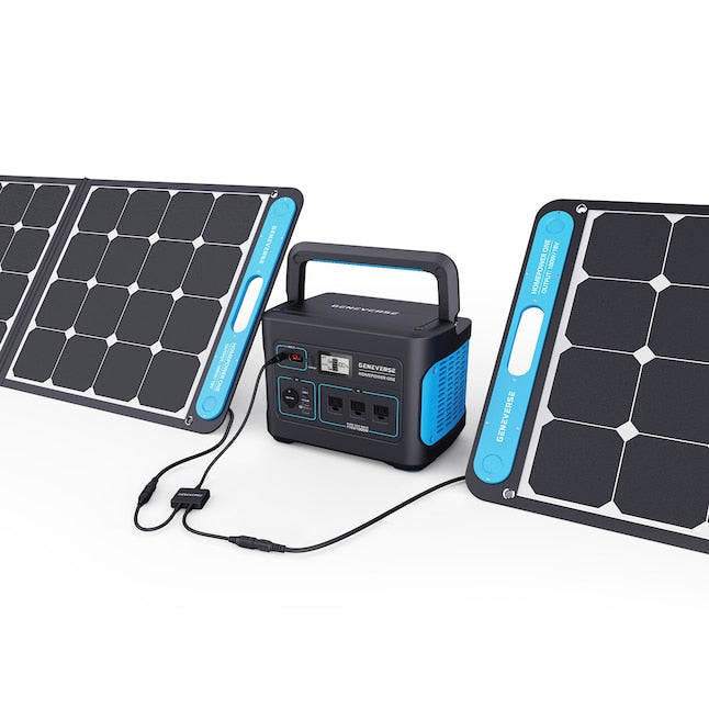 Geneverse SP1 Black Portable Solar Power Kit (Refurbished)