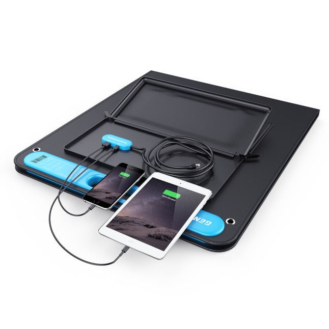 Geneverse SP1 Black Portable Solar Power Kit (Refurbished)