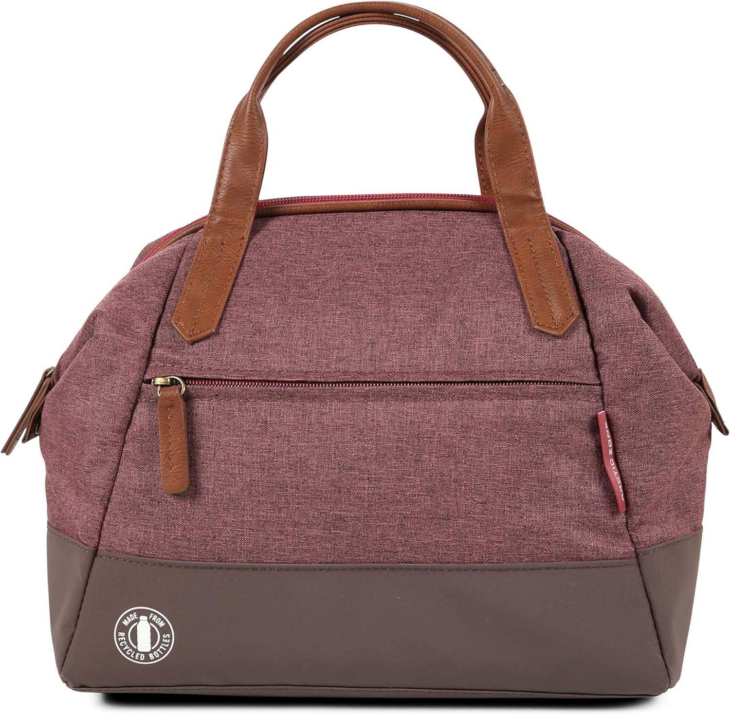 Arctic Zone Heathered Eco Lunch Tote w/ Included Accessories, Wine