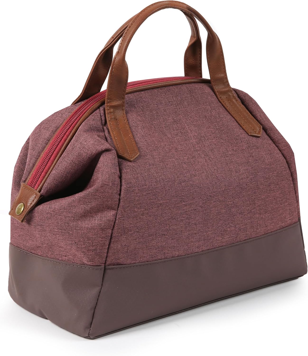 Arctic Zone Heathered Eco Lunch Tote w/ Included Accessories, Wine
