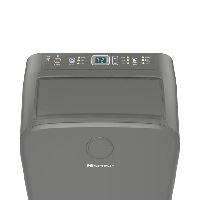 10,000 BTU capacity (ASHRAE) and 6,500 capacity (DOE), 115.0-Volt Vented Medium Room Smart Portable Air Conditioner Remote Included (Refurbished)