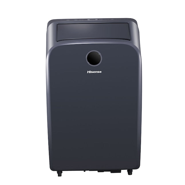 Hisense 7300-BTU DOE (115-Volt) Gray Portable Air Conditioner with Remote Cools 400-sq ft (Refurbished)