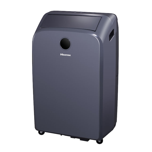 Hisense 7300-BTU DOE (115-Volt) Gray Portable Air Conditioner with Remote Cools 400-sq ft (Refurbished)