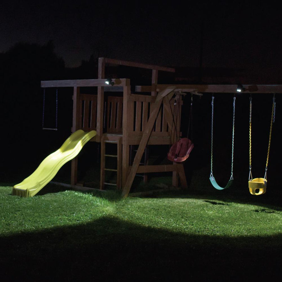 Mr Beams Outdoor UltraBright 450 Lumen Battery Powered Motion Activated Integrated LED Spotlight, Brown