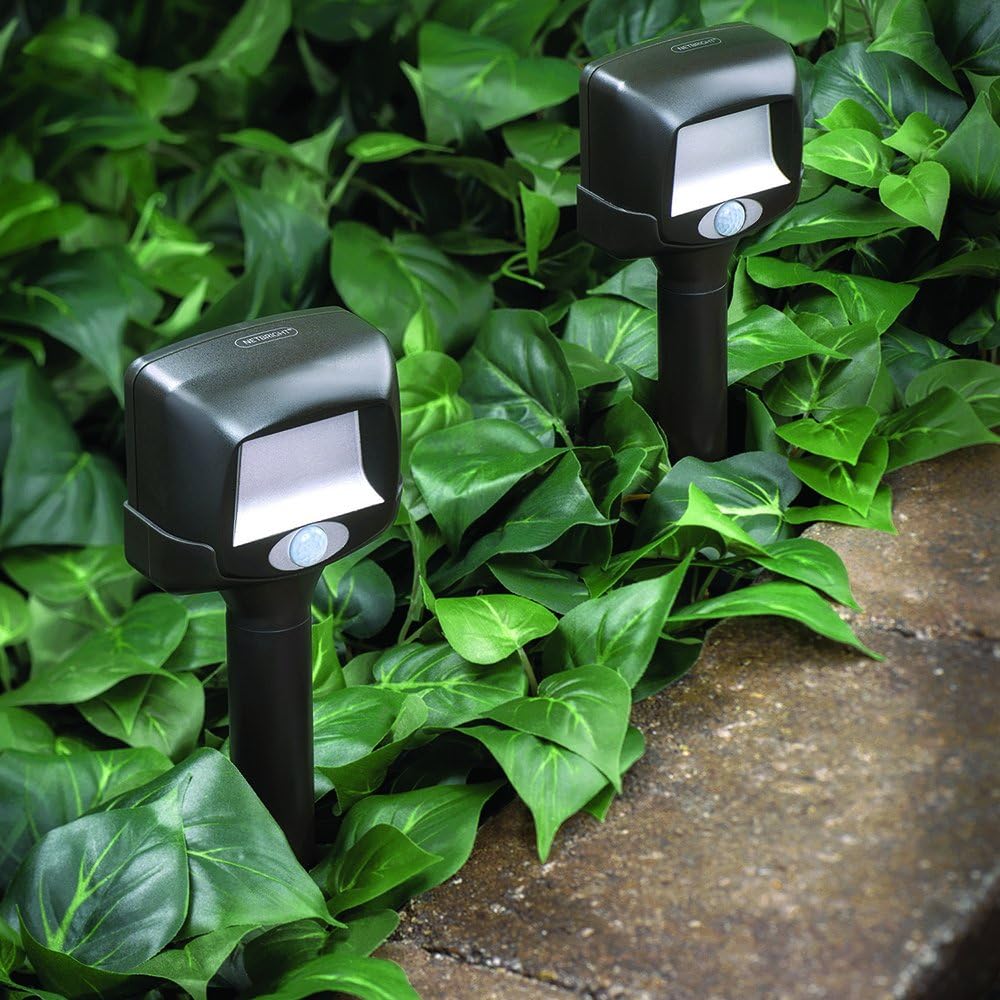 Mr Beams MBN580-BRN-02-04 NetBright LED Path & Step Lights, 30 Lumens, 2-Pack