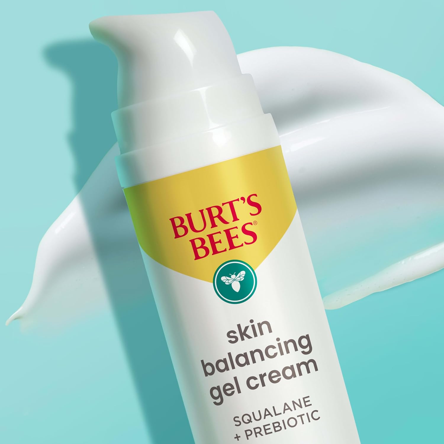 Burts Bees Clear and Balanced Skin Balancing Gel Cream With Squalane and Prebiotic, Gel Moisturizer for Breakout-Prone Skin, 1.8 oz. Bottle 1.8 Ounce (Pack of 1)