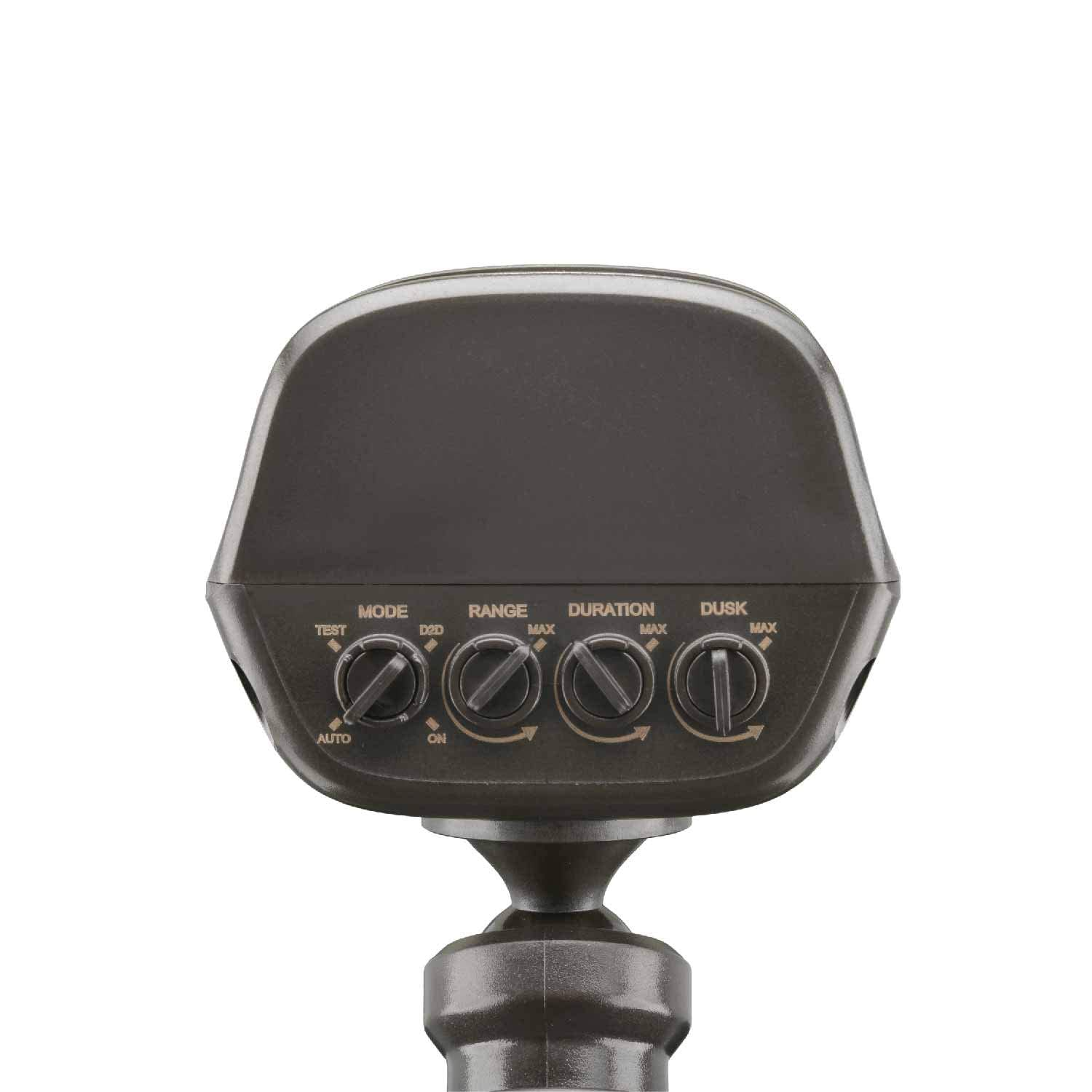 Beams Wired Floodlight - 3-Head Outdoor Motion Sensing LED Security Light, 4100 lumens with Cascading Wall Wash, 1-Pack, Bronze 1-Pack Bronze