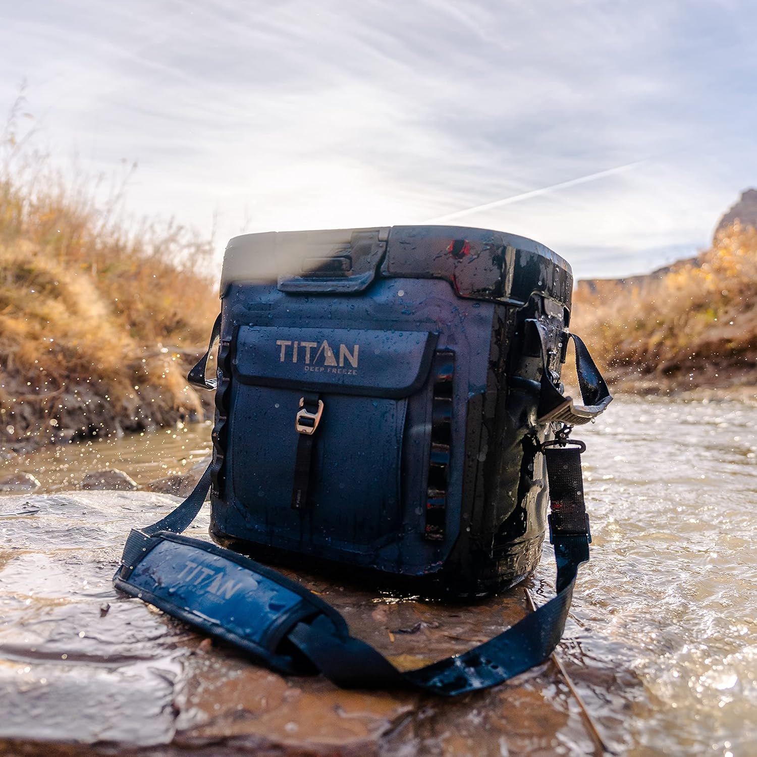 Titan by Arctic Zone Deep Freeze Cooler Zipperless Cooler, Cold Front