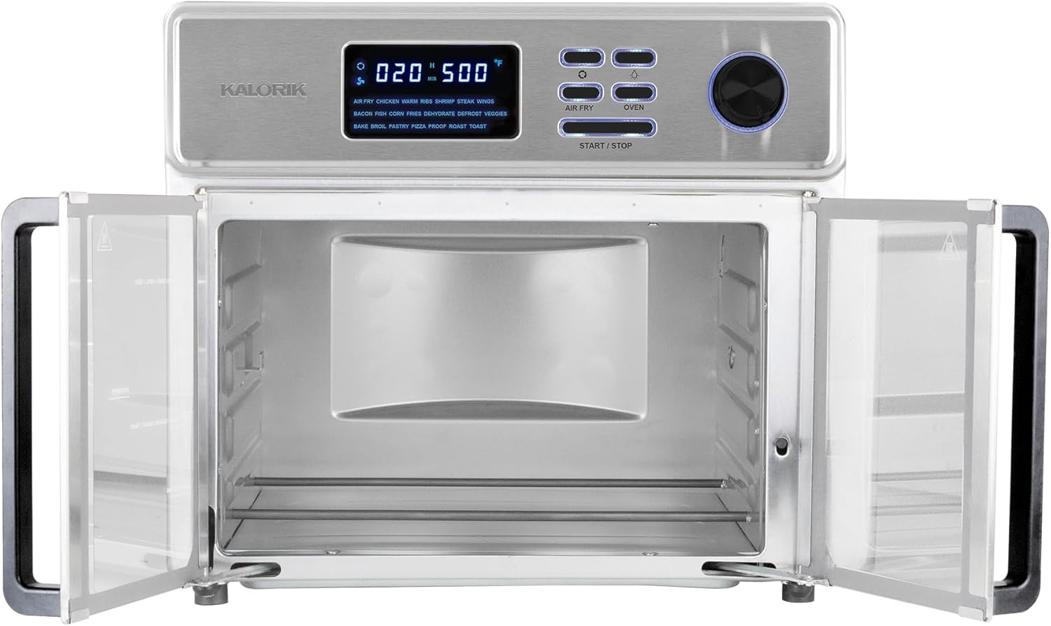 Kalorik MAXX Complete Digital 26 Quart Air Fryer Oven, Stainless Steel