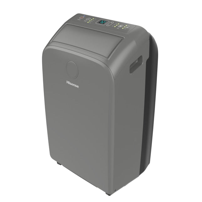 Hisense 12,000 BTU capacity (ASHRAE) and 7,500 capacity (DOE) 115.0-Volt Vented Medium Room Portable Air Conditioner with Heater, Remote Included (Refurbished)
