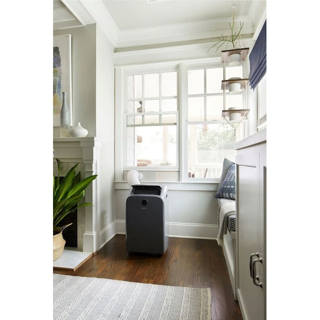 Hisense 12,000 BTU capacity (ASHRAE) and 7,500 capacity (DOE) 115.0-Volt Vented Medium Room Portable Air Conditioner with Heater, Remote Included (Refurbished)
