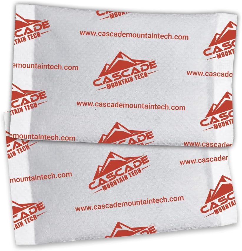 Cascade Mountain Tech Extra Long Lasting Air-Activated Hand Warmers Value Pack - Up to 8 Hours of Heat (40-Pack)