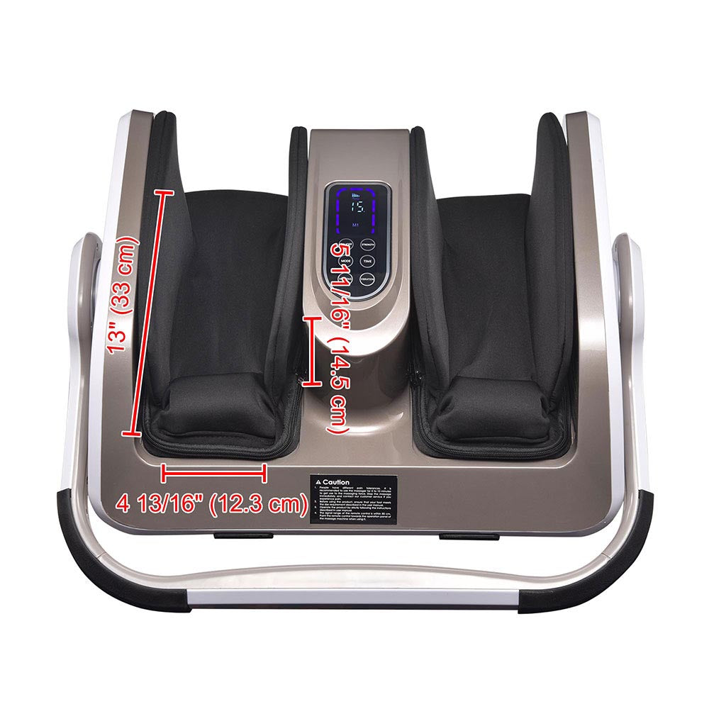 Yescom Foot Massager with Handle Heat Air Compression Shiatsu Health Care Essentials
