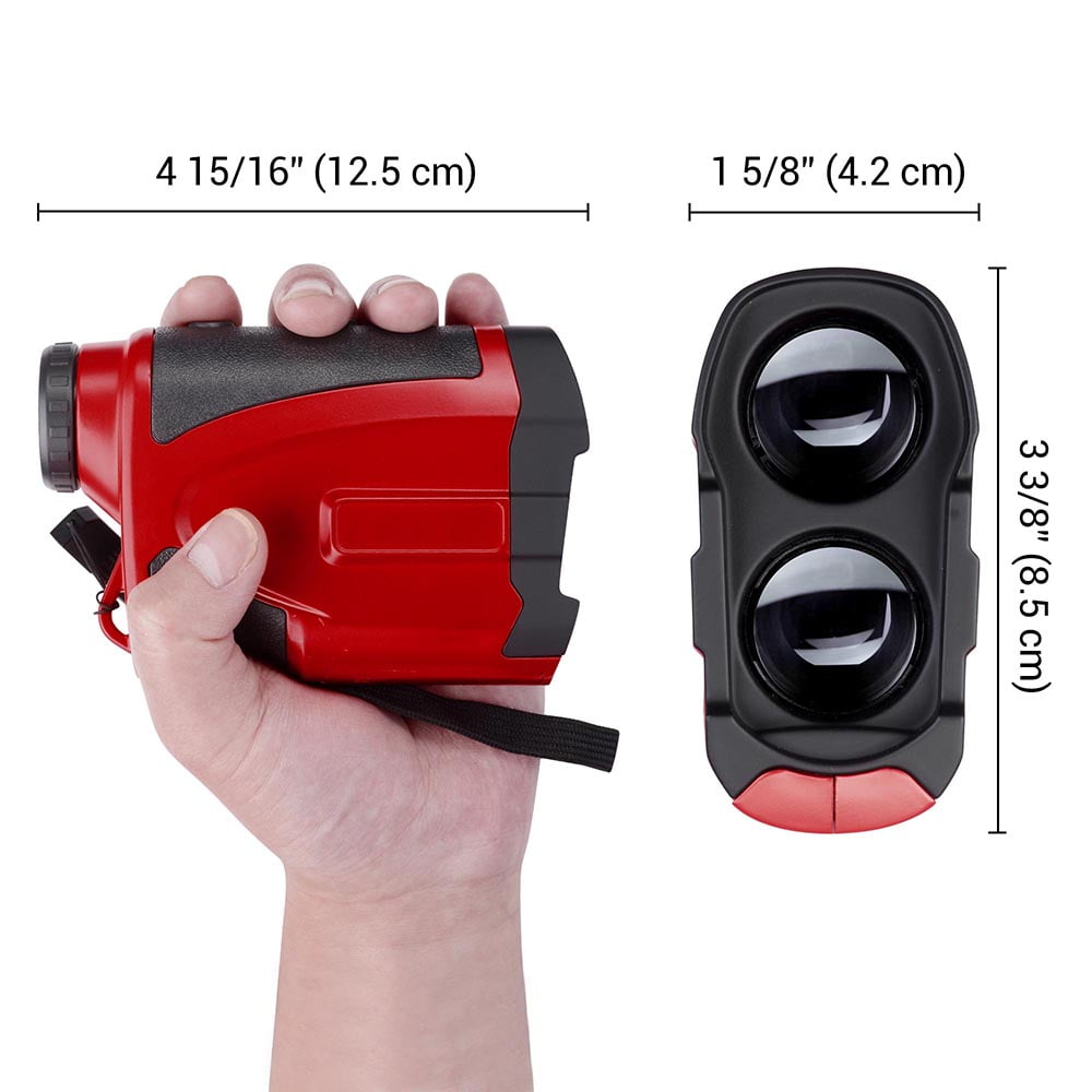 Yescom Golf Rangefinder, 1000 Yards 6X Laser Rangefinders,  High-Precision Flag-Lock Speed Slope Angle Vibration Function Hunting Rangefinder Fit For Professional Golfer