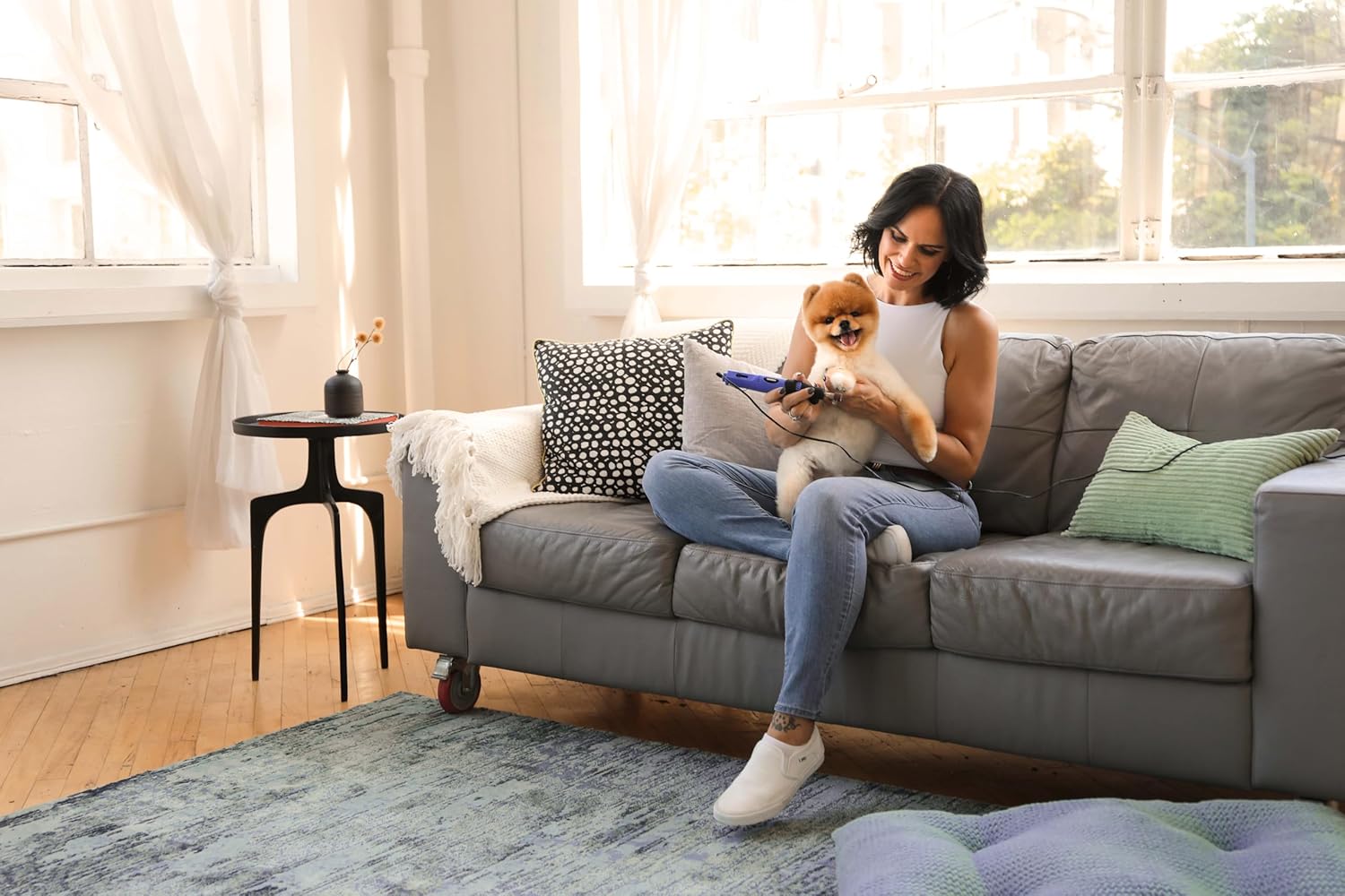 Easy Clip 2-Speed Nail Grinder, Purple