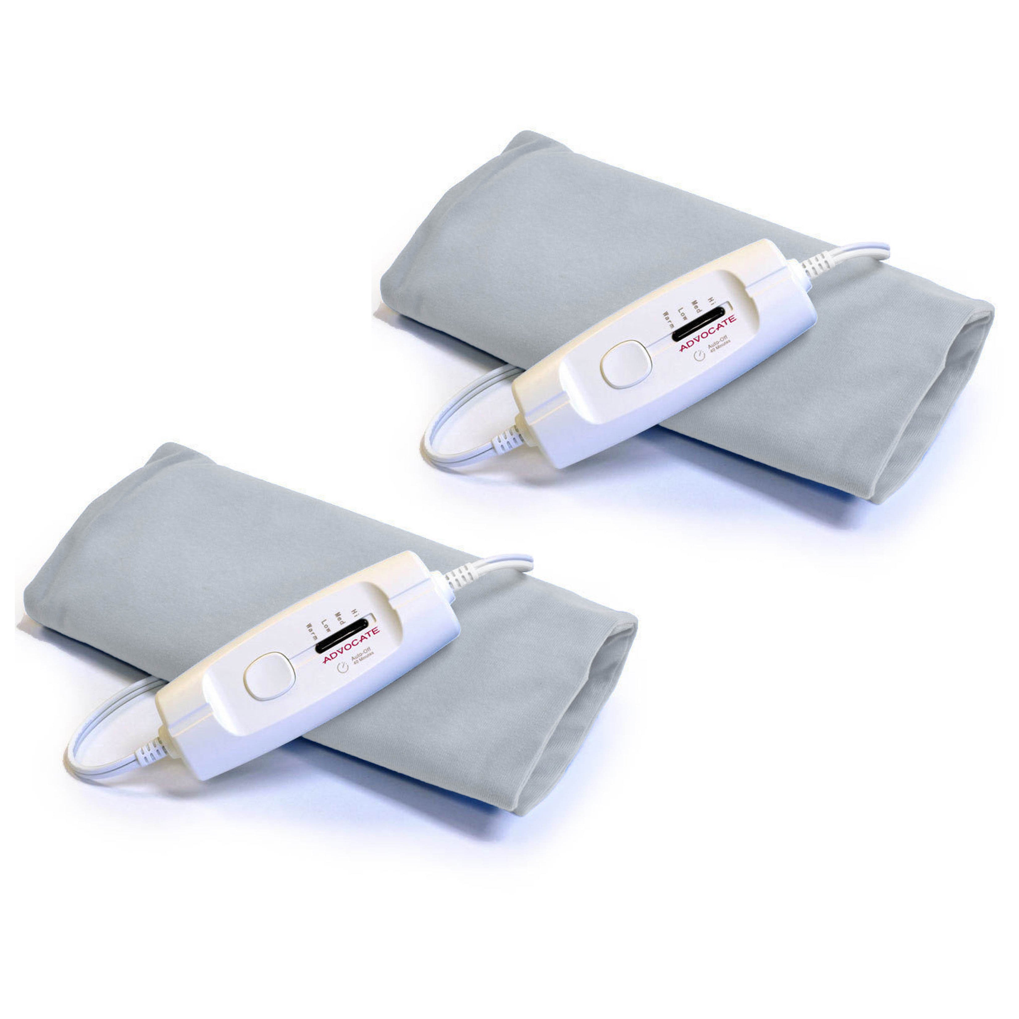 Advocate 12 x 15 Inch Heating Pad with 4 Heat Settings & Auto Off, 2 Pack