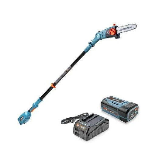 SENIX 10 Inch 58 Volt Cordless Pole Saw to Reach Branches up to 14 Feet (Battery & Charger Included)