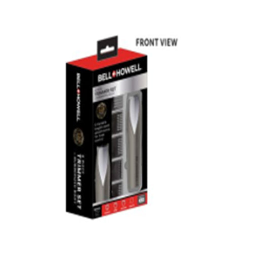 Bell & Howell Eight Piece Cordless Trimmer Set + Rubberized Body, 2 Pack