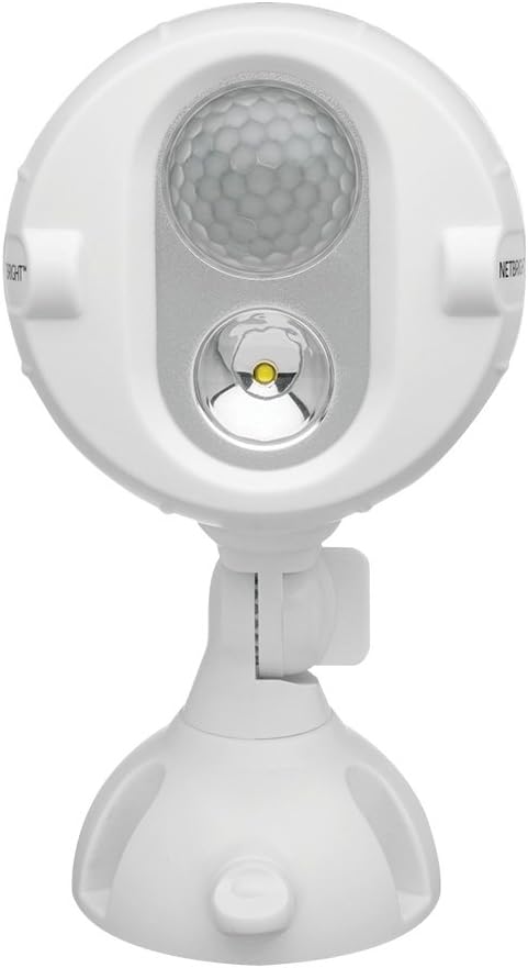 Mr. Beams MBN340 200-Lumen Networked LED Wireless Motion Sensing Spotlight System with Net Bright Technology, White, 2 Pack