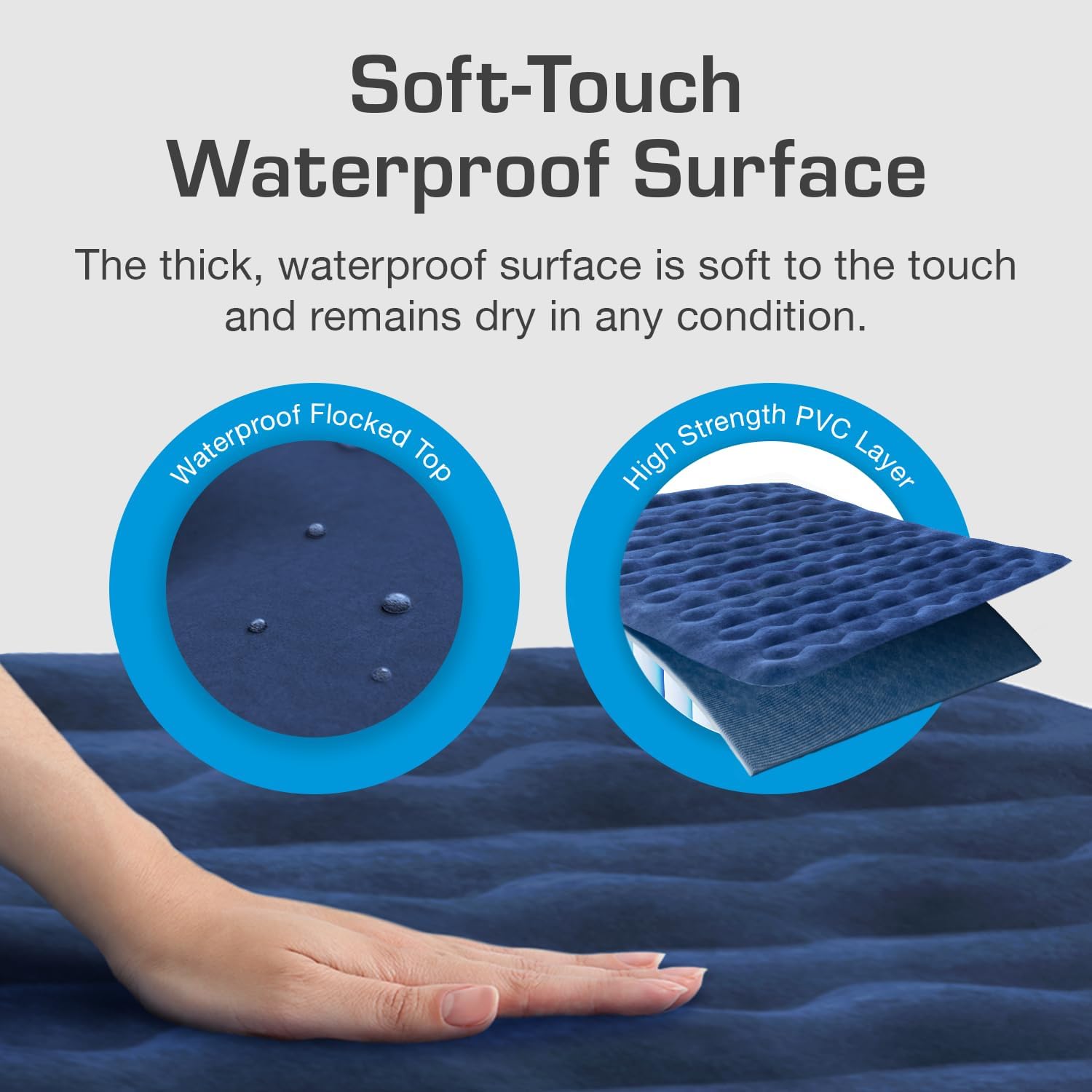 Active Era Luxury Camping Air Mattress with Built in Pump - Queen, USB Rechargeable Pump, Travel Bag for Tent Camping Queen Camping